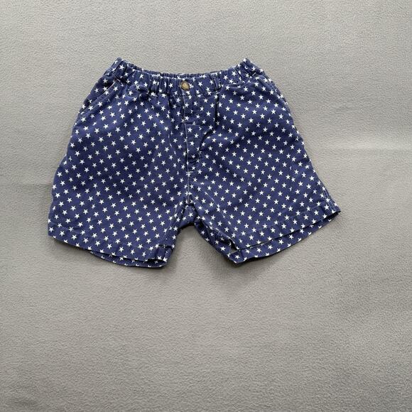 Chubbies Shorts Mens Medium Blue Geometric Star Print Chino Beach Weekend - Picture 1 of 7